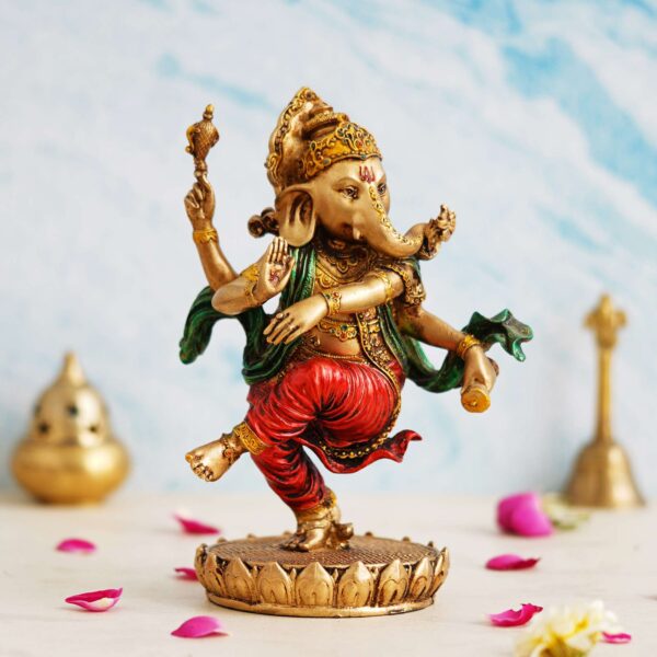 Lord Ganesha Statue Gajanana Figurine Ganpati Son of Lord Shiva Parvati Idol for House D?cor/Gifts/Diwali Gifts/House Warming/Wedding Gift
